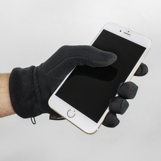 LUVA TOUCH.SCREEN T.FLEECE PRETO