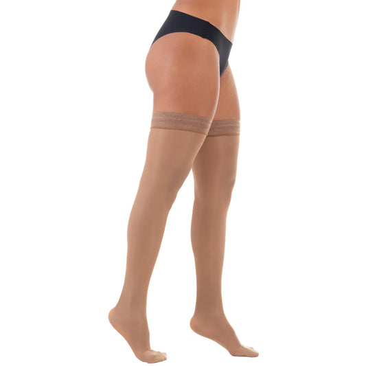 MEIA COXA 15-23 LEGLINE C/SILICONE SAHARA PÉ FECHADO 7/8