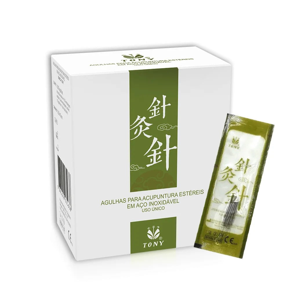 AGULHAS PARA ACUPUNTURA ESTÉREIS EM AÇO INOXIDÁVEL